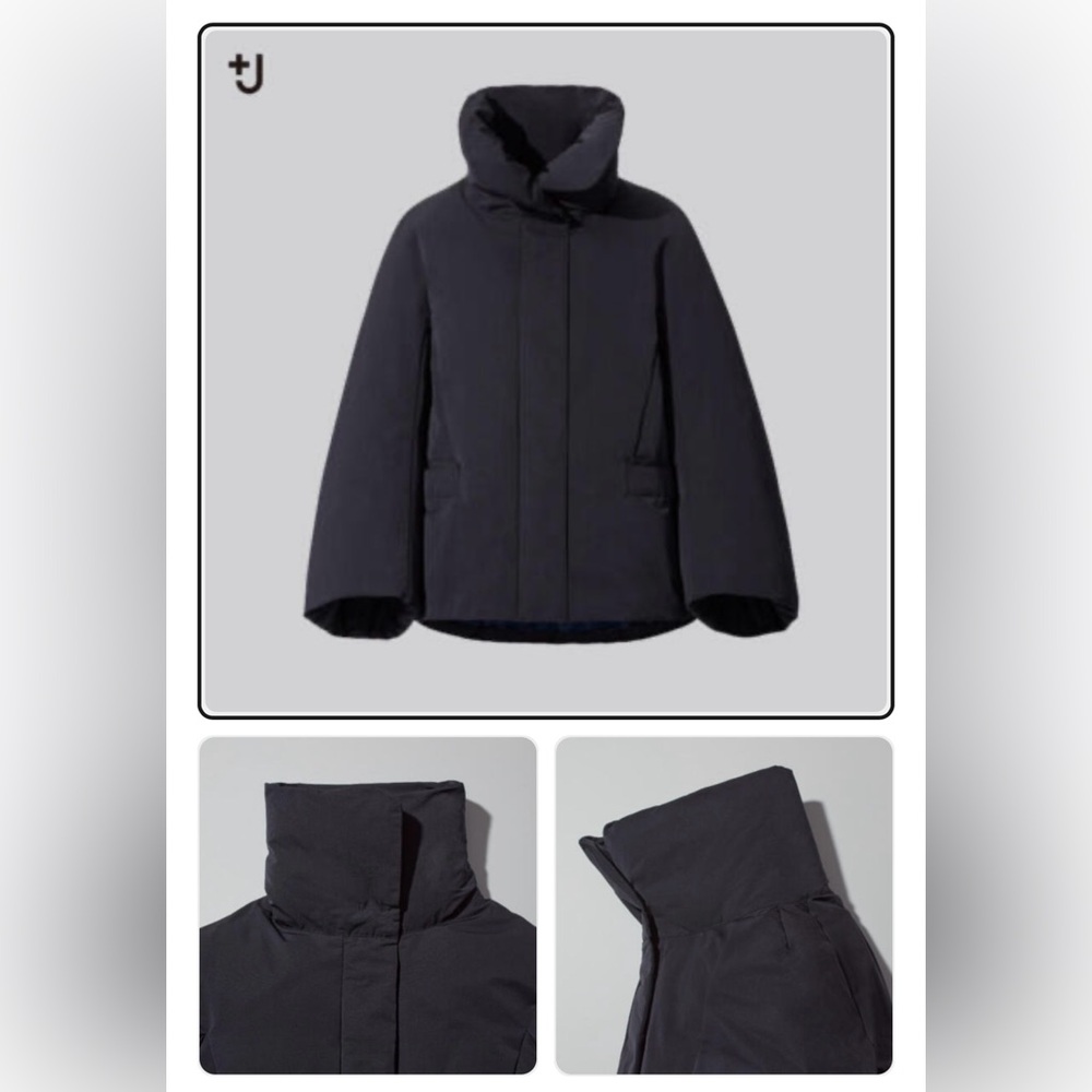 NWT UNIQLO x JIL SANDER hybrid down jacket black - Picture 12 of 13